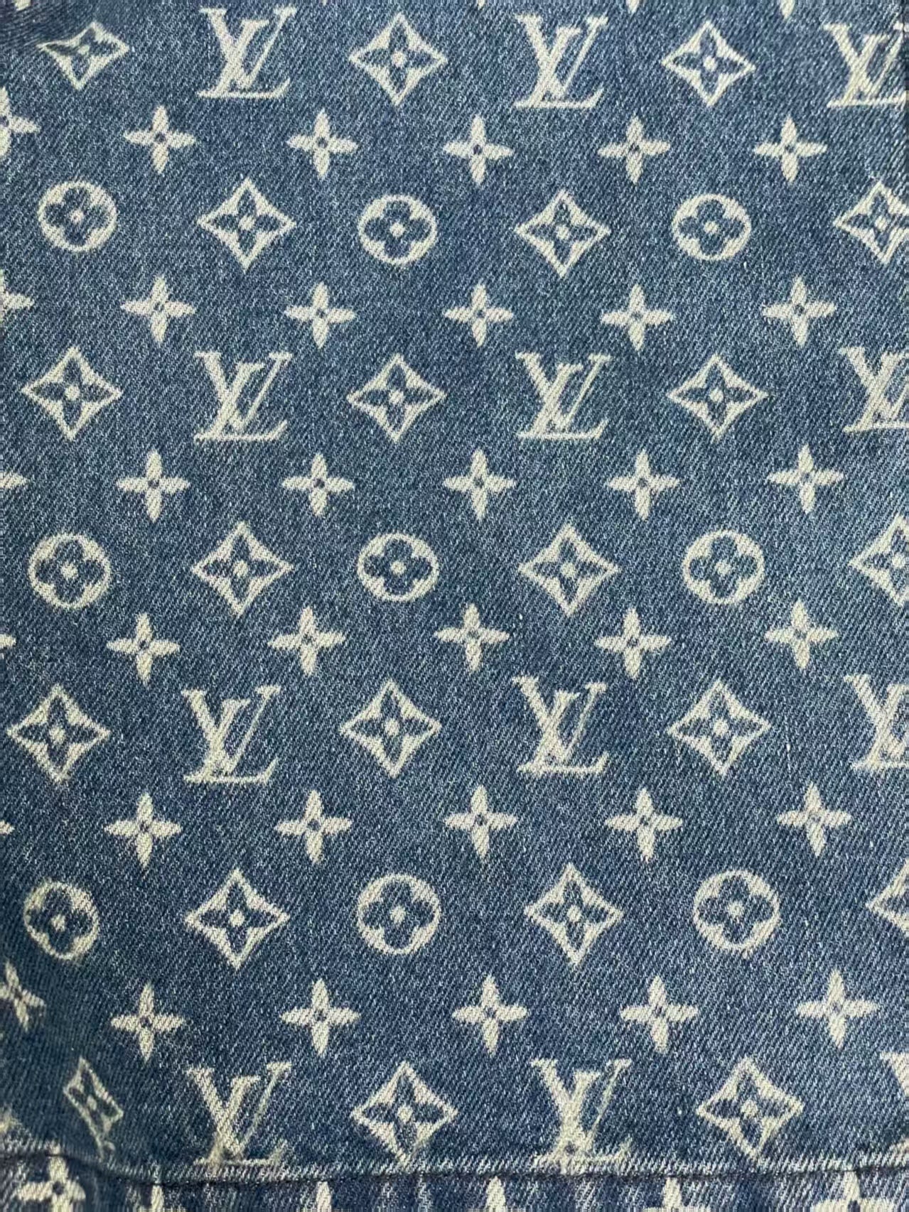 LV Monogram Blue Denim Pants