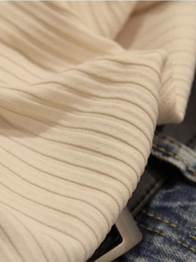 Chalecos de punto para mujer, top de cuello redondo liso, camiseta sin mangas informal fina a la moda para mujer, camiseta de punto de verano 2025 para mujer, chaleco para mujer