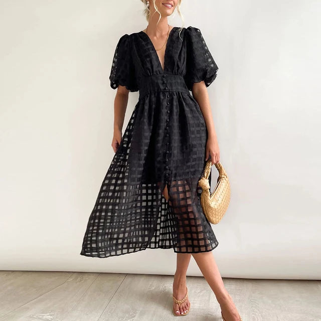Carla - Dress - Elegant - Formal Style - Ideal For Parties