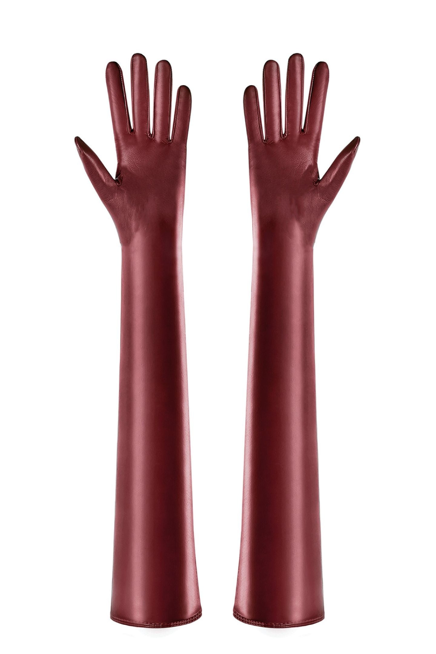 Guantes a juego de piel sintética Denise 
