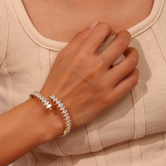Marielle Crystal Bangle