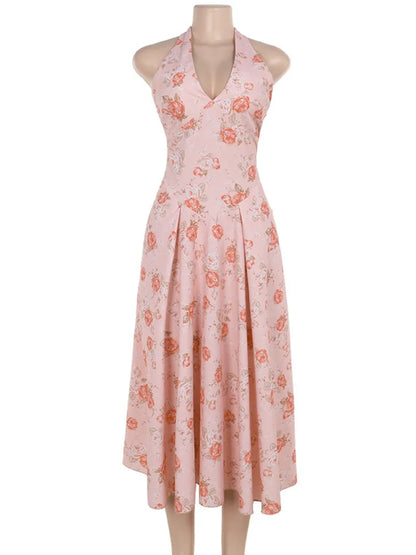 Vestido sexy con escote en V profundo, sin mangas, espalda descubierta y cuello alto para mujer, vestido ajustado para fiesta de cumpleaños, atuendos para mujer