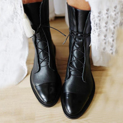 Classic Stylish Vegan Smooth Ankle Boots for Women | For Winter