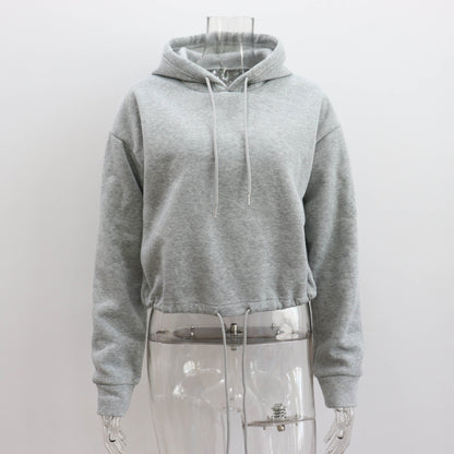 Sudadera con capucha y holgada para mujer, ropa de otoño