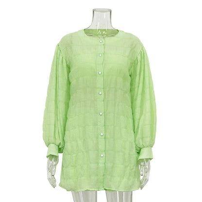 Conjunto de tres piezas formado por camiseta blanca de manga larga y pantalón corto, para mujer, verano, holgado, top de tubo y cintura alta