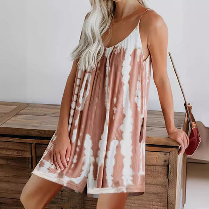 Mono de verano con tirantes sueltos para mujer