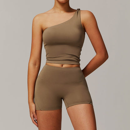 Ropa de yoga cepillada para mujer, informal, cómoda, para correr, hacer ejercicio y entrenar.