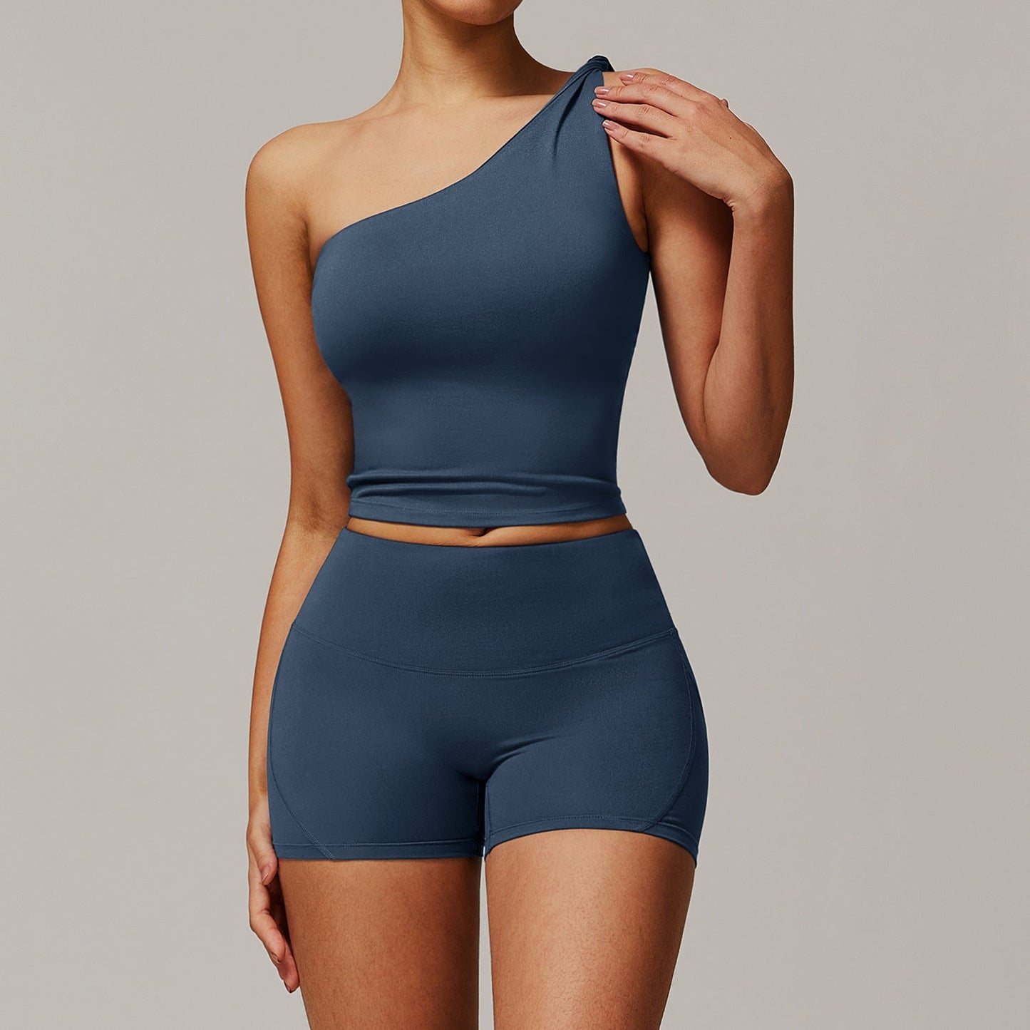 Ropa de yoga cepillada para mujer, informal, cómoda, para correr, hacer ejercicio y entrenar.