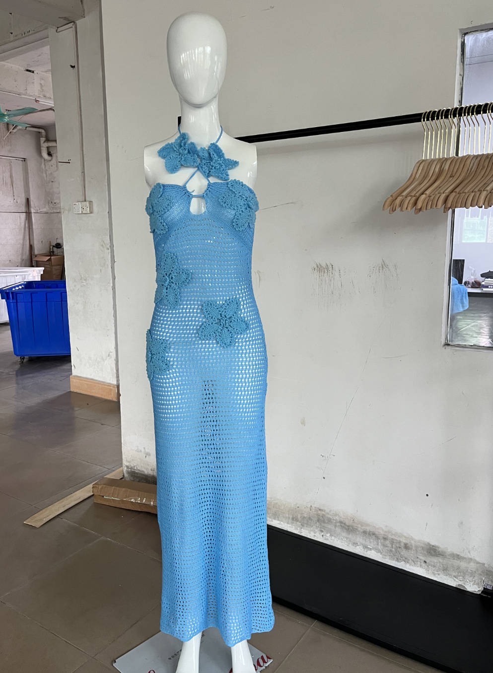Vestido tubo de primavera y verano de un solo paso, vestido ajustado sexy junto al mar