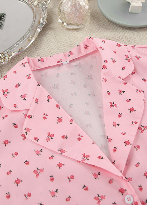 Rosie - Floral Cotton Pajama Set