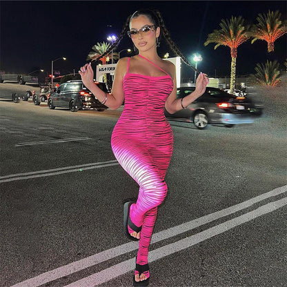 Ropa de mujer, mono sexy de verano con tirantes y cintura alta, ajustado