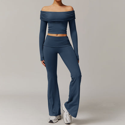 Ropa de yoga cepillada para mujer, informal, cómoda, para correr, hacer ejercicio y entrenar.