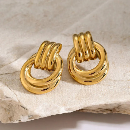 Amabelia Layered Hoop Earrings