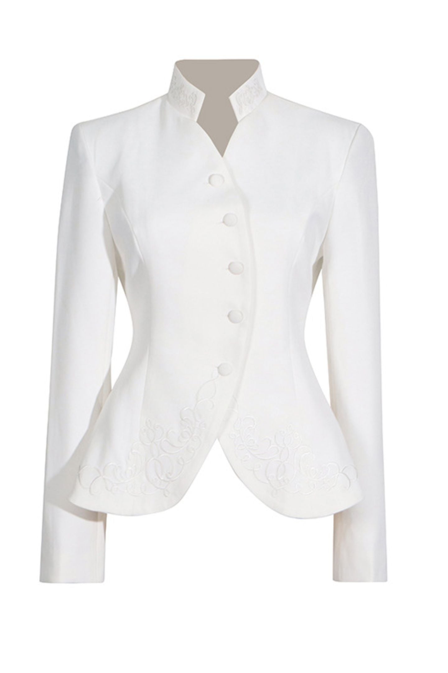 Conjunto de falda plisada con bordado Christine 