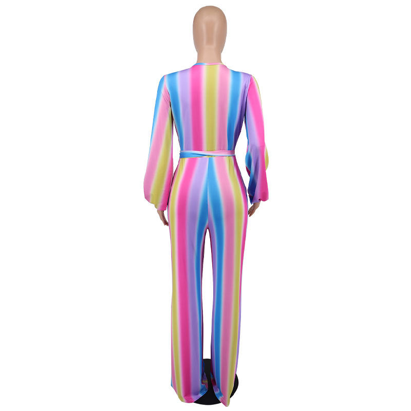 Mono informal de verano con pierna ancha y pantalones drapeados de cintura alta para mujer