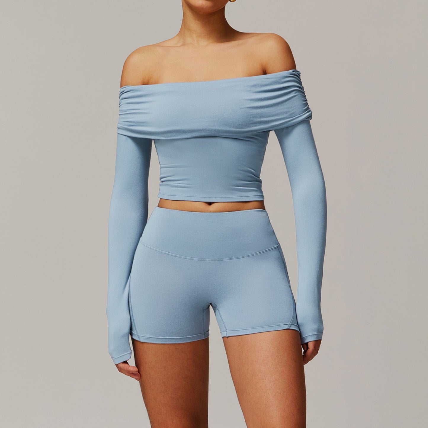 Ropa de yoga cepillada para mujer, informal, cómoda, para correr, hacer ejercicio y entrenar.