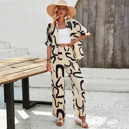 Women Clothing Spring Summer Casual Casual Set