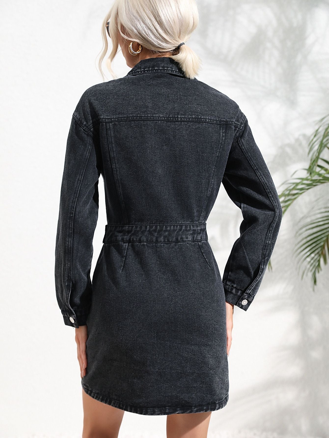 Vestido vaquero elegante Trendy Grace para mujer