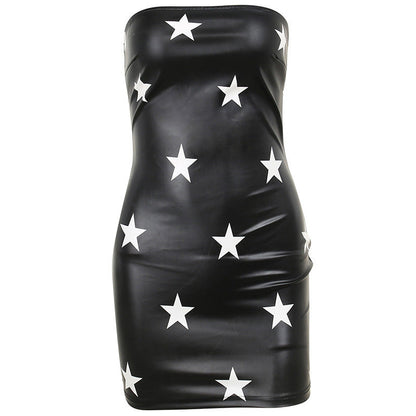 Ropa de mujer, vestido sexy con estampado de tubo, vestido de fiesta para mujer, reunión, cadera para mujer