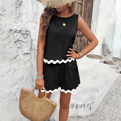 Ropa de mujer Primavera Verano Traje casual de encaje
