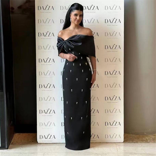 High End Dress Sexy off the Shoulder Ladies Party Dinner Dress Bandage Dress