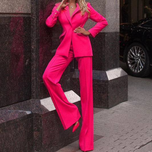 Women Clothing Autumn New Blazer Two Piece Set Women Clothing Blazer