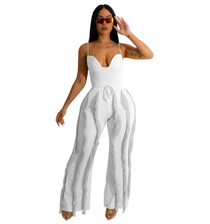 Conjunto de dos piezas formado por camiseta y pantalón corto, para verano, para mujer