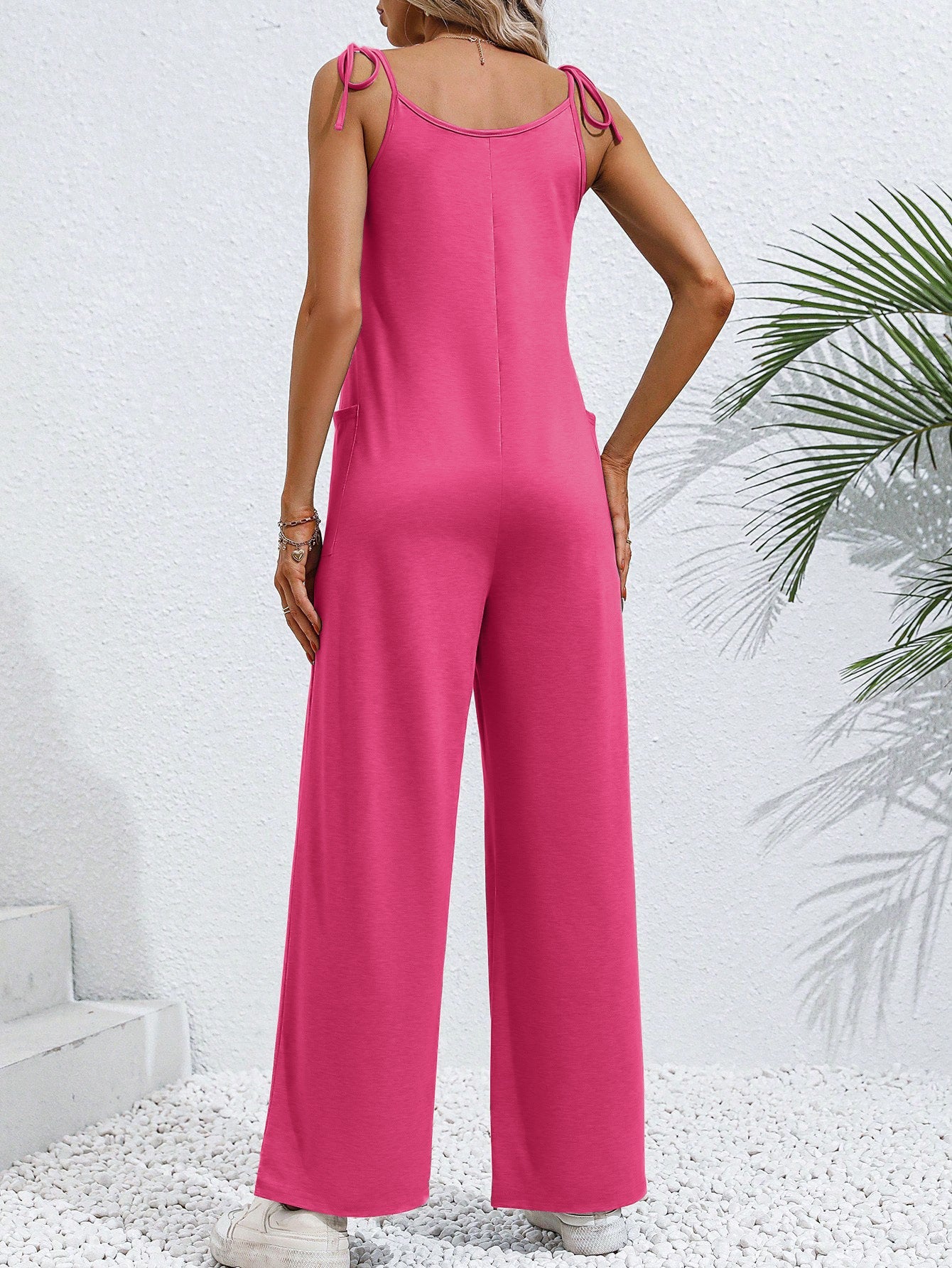 Mono de verano sin mangas con tirantes para mujer