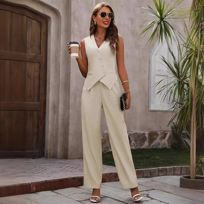 Chaleco de traje de oficina para mujer, cinturón elástico de alta calidad, pantalón de trabajo para hombre y mujer, ropa de trabajo de oficina, ropa para mujer