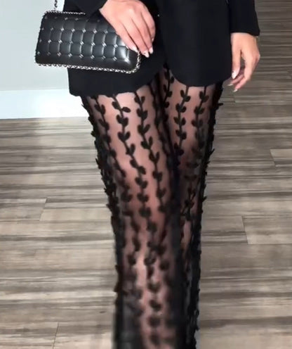 Conjunto de dos piezas de manga larga para otoño e invierno, informal, holgado, para fiesta, para mujer