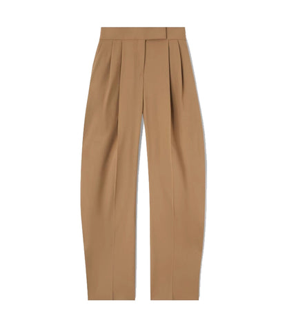 Conjunto de dos piezas para mujer, otoño e invierno, con bufanda, corte de perfil, blazer, pantalones casuales de cintura alta