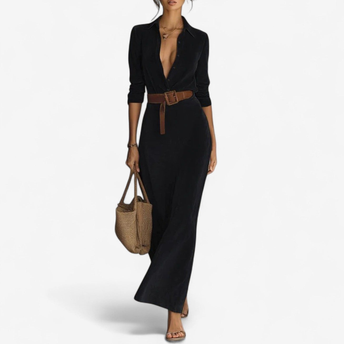 Valeria™ | Minimalist Maxi Dress