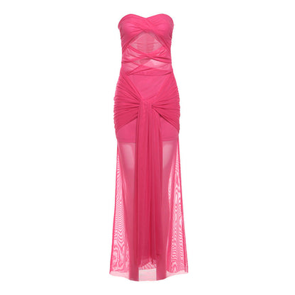 Vestido ajustado con cuello en V y tirantes finos para mujer, ropa de primavera