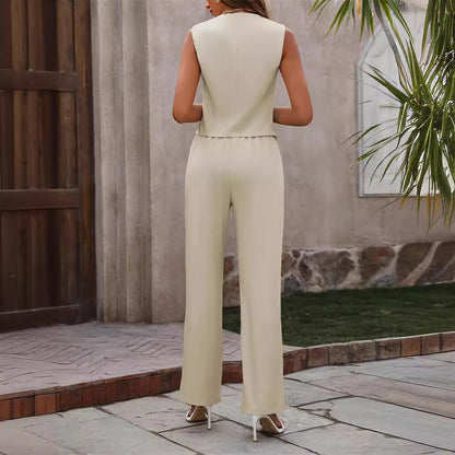 Chaleco de traje de oficina para mujer, cinturón elástico de alta calidad, pantalón de trabajo para hombre y mujer, ropa de trabajo de oficina, ropa para mujer