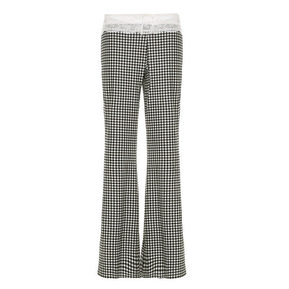 Conjunto de dos piezas formado por pantalones acampanados y tirantes, para primavera y verano, para mujer