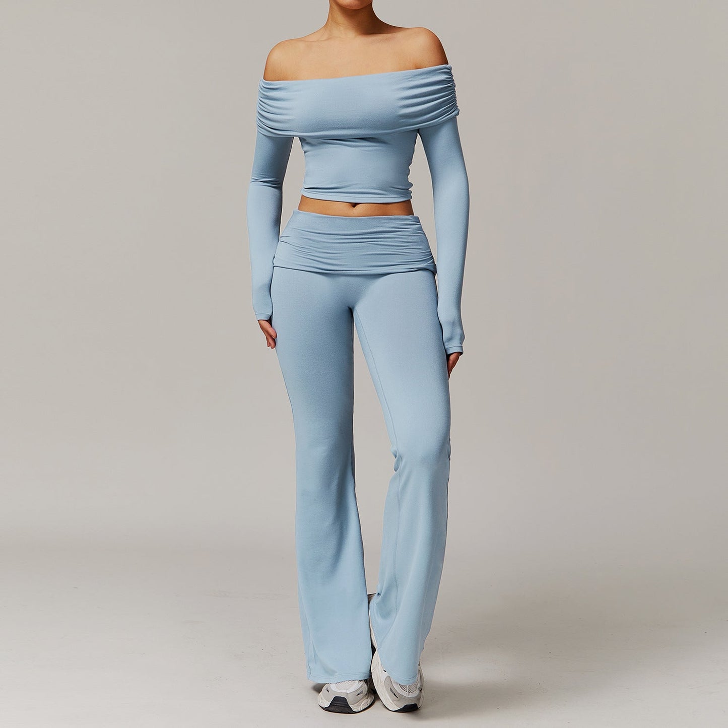 Ropa de yoga cepillada para mujer, informal, cómoda, para correr, hacer ejercicio y entrenar.