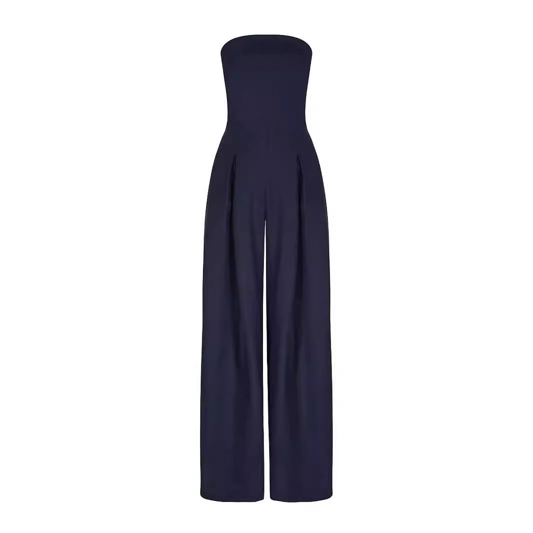 Mono informal ajustado sin espalda para mujer
