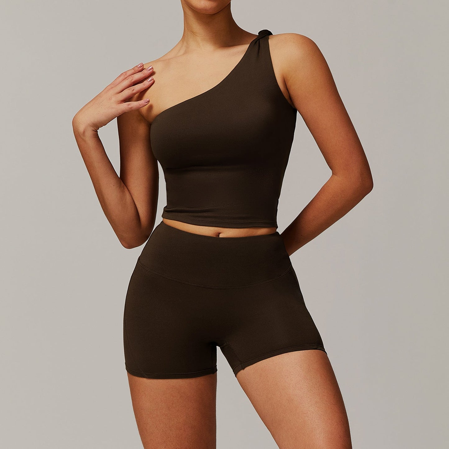Ropa de yoga cepillada para mujer, informal, cómoda, para correr, hacer ejercicio y entrenar.
