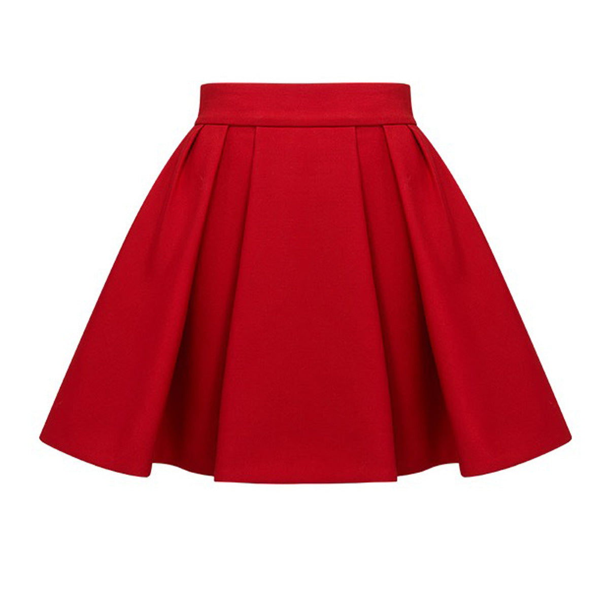 Chaleco de tirantes de verano, falda de línea A, falda de subred, falda roja, atuendo para mujer