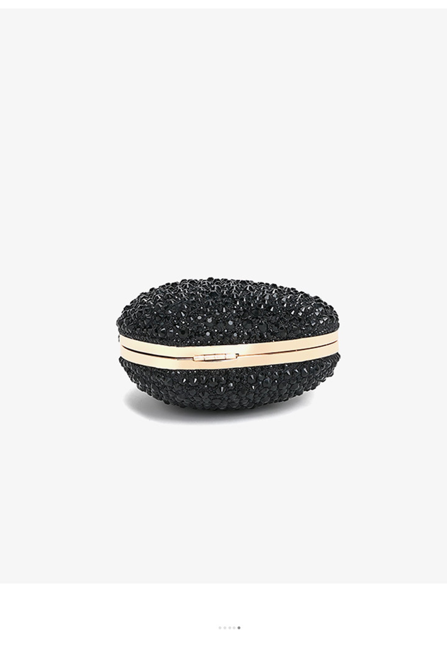 Cartera de mano con diamantes de imitación en forma de corazón 