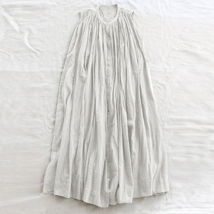 Vestido plisado francés de verano estilo occidental parisino, suelto, de gran tamaño, corte A, se puede usar como blusa.