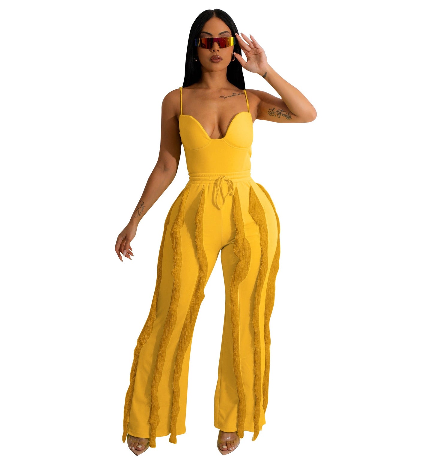 Conjunto de dos piezas formado por camiseta y pantalón corto, para verano, para mujer