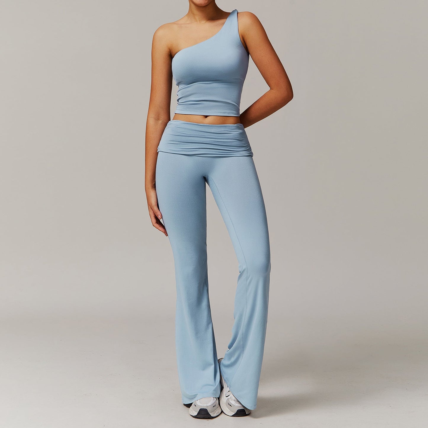 Ropa de yoga cepillada para mujer, informal, cómoda, para correr, hacer ejercicio y entrenar.