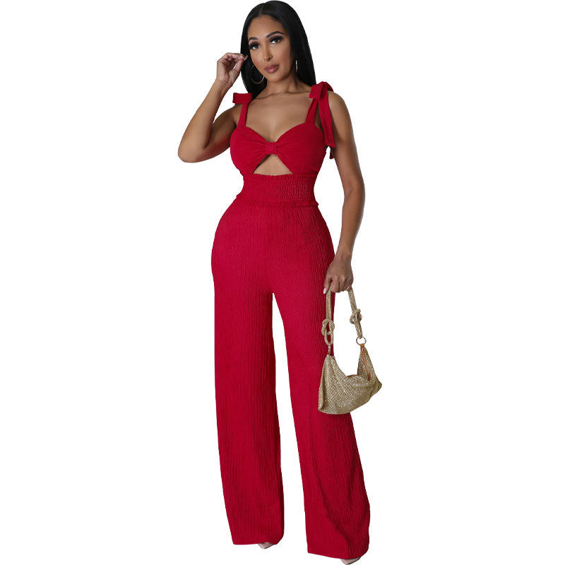 Ropa de mujer Mono Pantalones Verano Sin Mangas Mono Casual