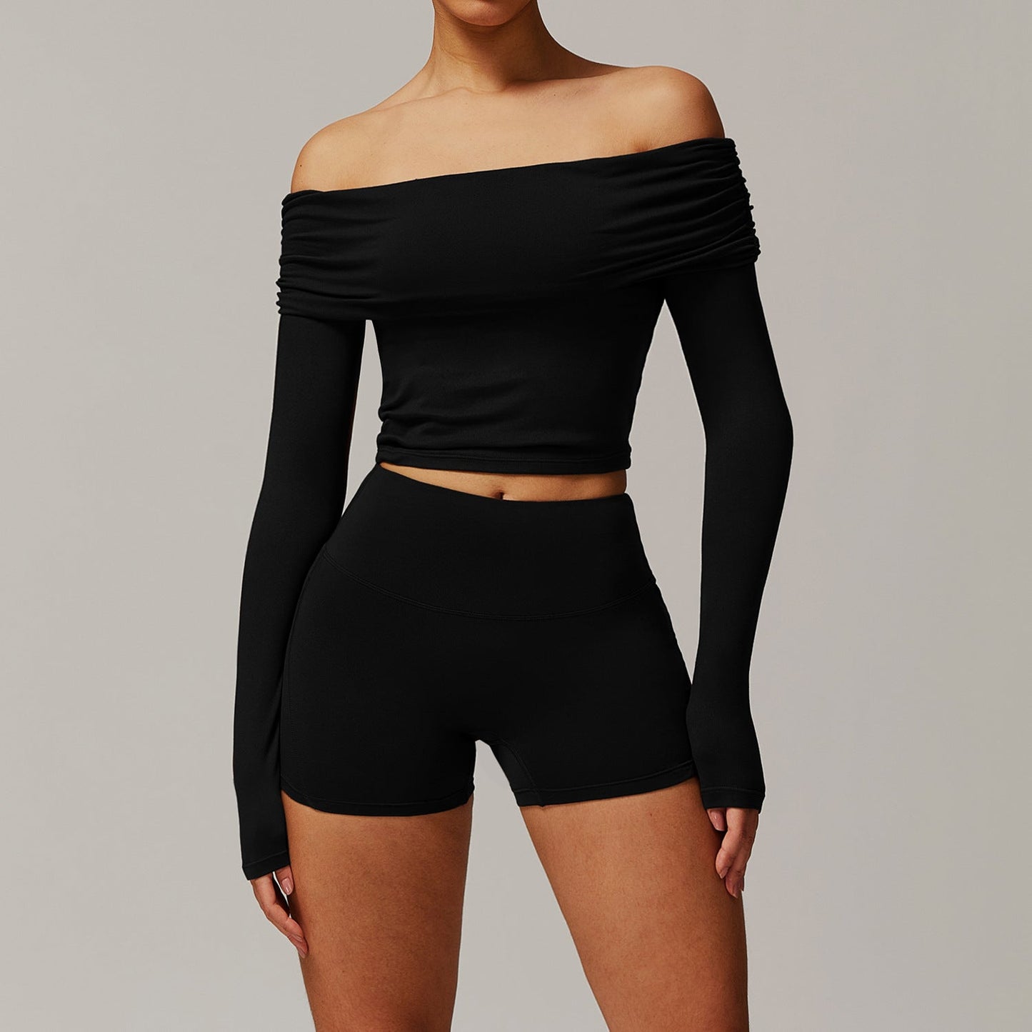 Ropa de yoga cepillada para mujer, informal, cómoda, para correr, hacer ejercicio y entrenar.