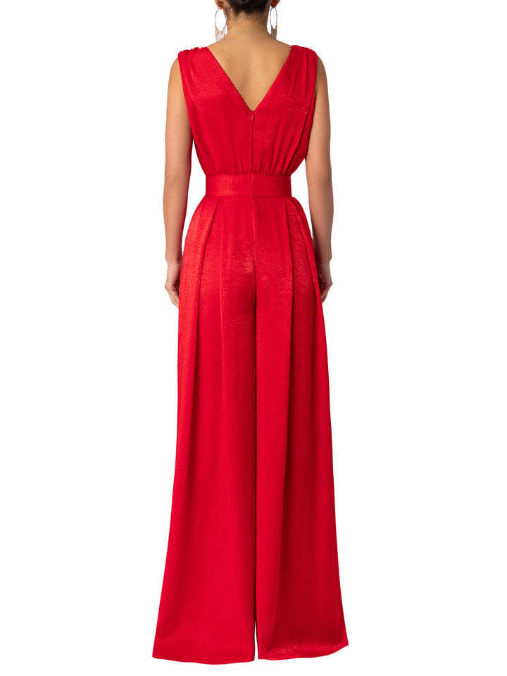 Mono elegante de verano para mujer, ajustado, de cintura alta y color liso