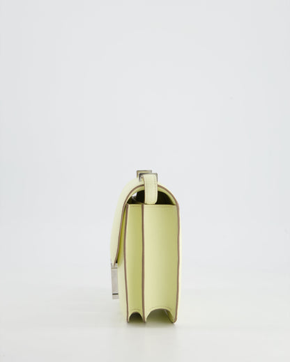 *NEW COLOUR* Hermès Constance III Mini 18cm Miroir Bag in Jaune Milton Epsom Leather with Palladium Hardware