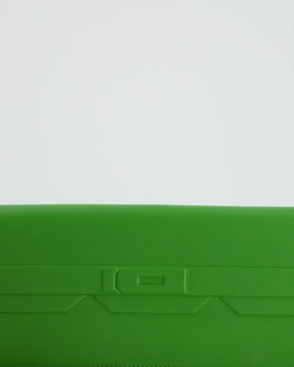 Hermès Birkin Cut Shadow Bag In Vert Yucca Swift Leather