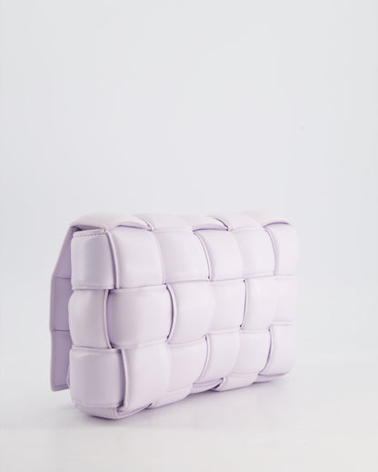 *HOT & FIRE PRICE* Bottega Veneta Pale Lilac Padded Cassette Bag with Gold Hardware RRP £2,780