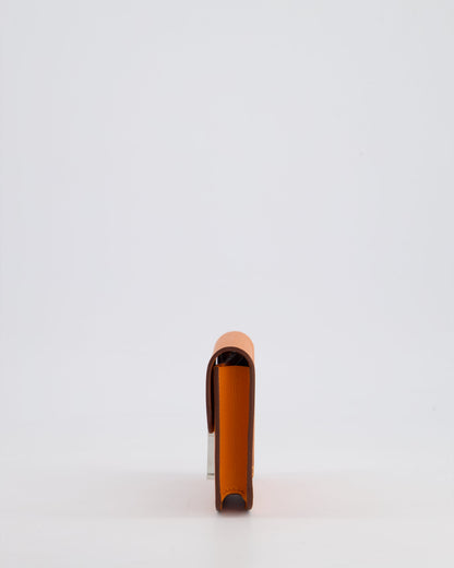 Hermès Constance Slim Belt Wallet Bag in Orange Epsom Leather with Palladium Hardware